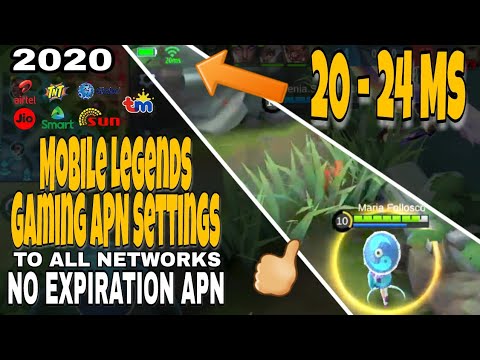 You are currently viewing 20 MS | Gaming APN Settings For Mobile Legends 2020 | Globe TM Sun TNT Smart