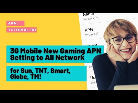 You are currently viewing 3G Mobile New Gaming APN Setting to All Network |  for Sun, TNT, Smart, Globe, Tm,