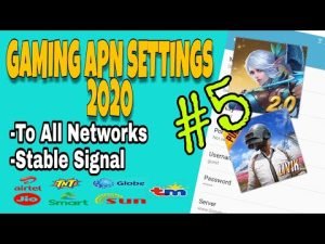Read more about the article #5 3G Gaming APN Settings 2020 | To All Networks | Globe Sun TM Smart TNT