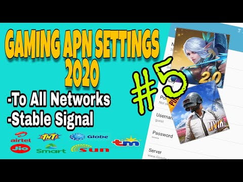 You are currently viewing #5 3G Gaming APN Settings 2020 | To All Networks | Globe Sun TM Smart TNT