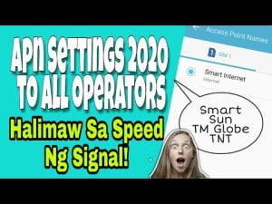 Read more about the article APN Settings 2020 To All Operator | Halimaw Sa Speed Ng Signal
