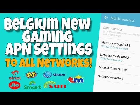 You are currently viewing Belgium New Gaming APN Settings | To All Networks!