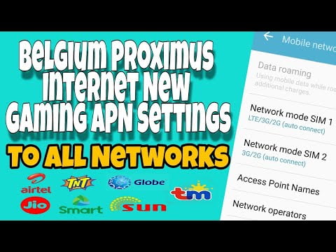 You are currently viewing Belgium Proximus Internet New Gaming APN Settings | To All Networks