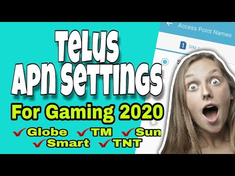 You are currently viewing Telus APN Settings For Gaming 2020 | Globe Sun TM TNT Smart